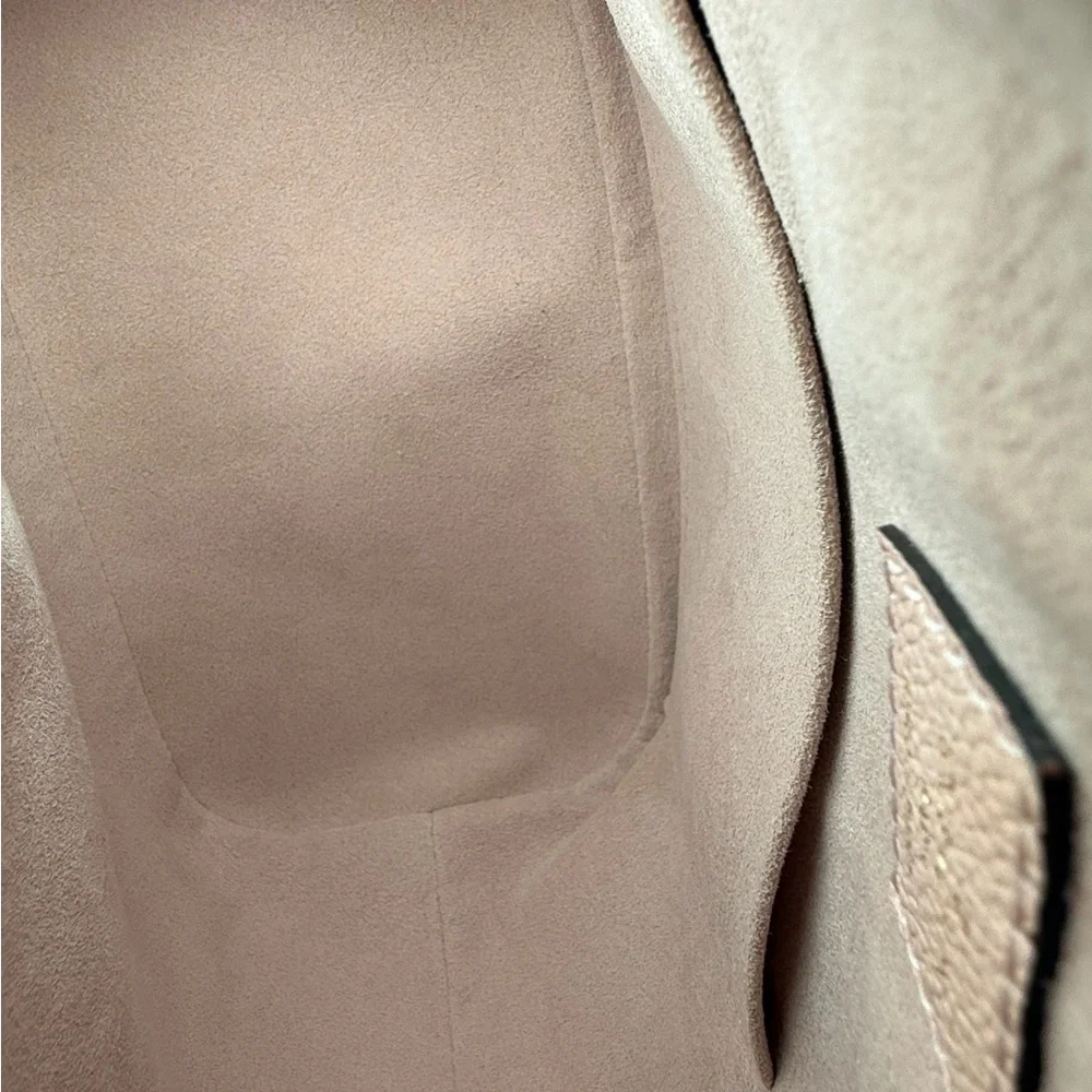 *SOLD* AUTHENTIC/MICROCHIPPED Louis Vuitton: Pink Marshmallow PM Empreinte Bag - Picture 16 of 17